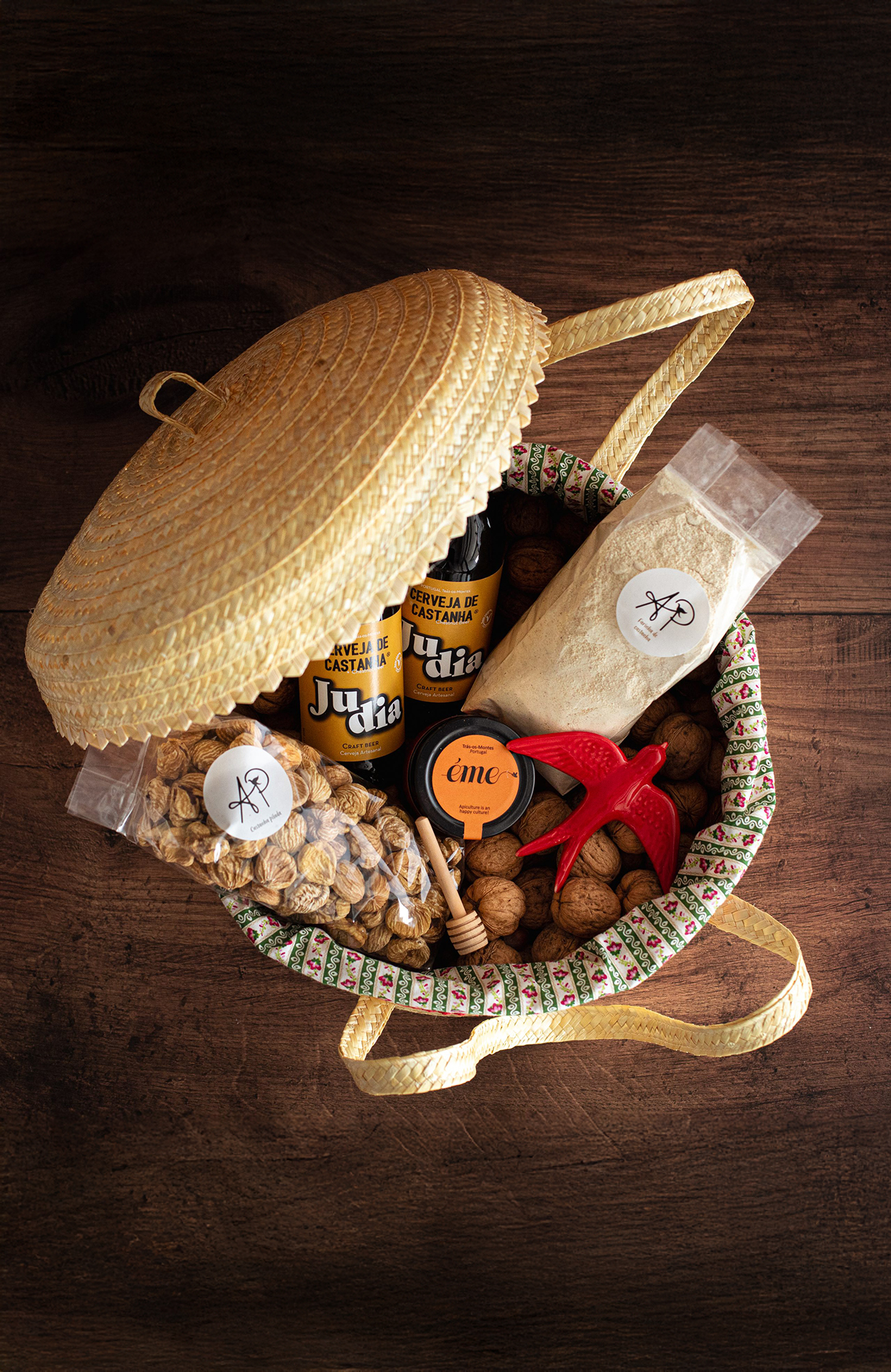 cabaz boleira castanha